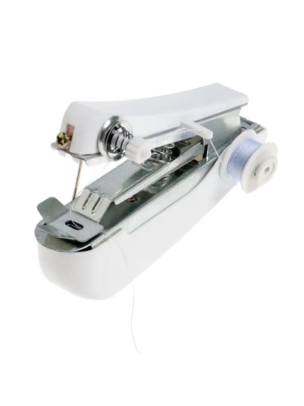 Швейная машинка LSH-09, механическая, портативная, белая