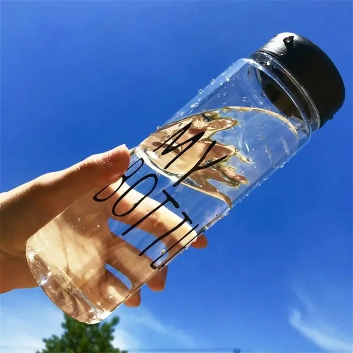 Бутылка для воды My bottle, 500 мл, 19.5&times;6.5 см, чёрная