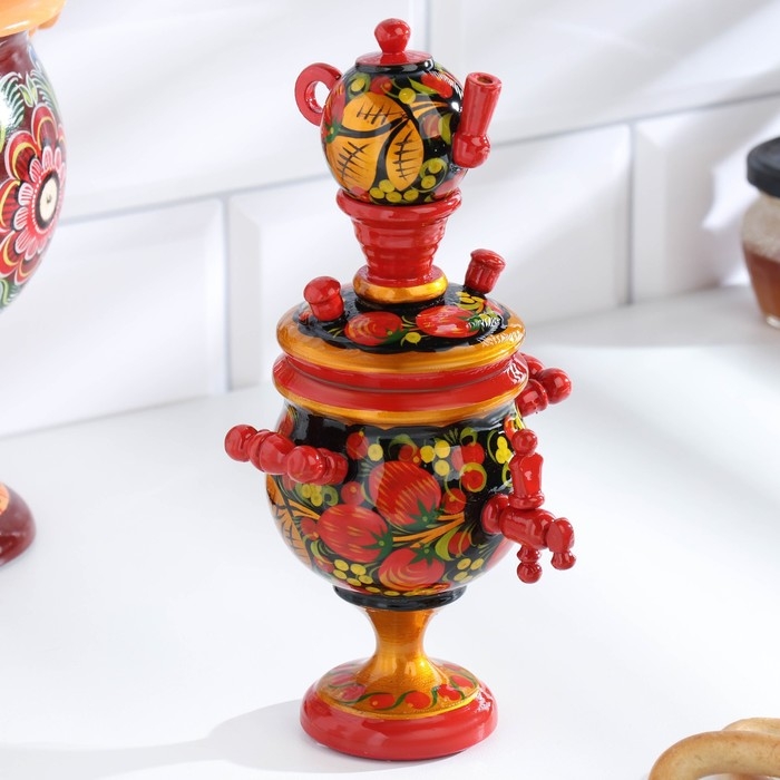 Сувенир «Самовар», хохлома Сувенир «Самовар», хохлома