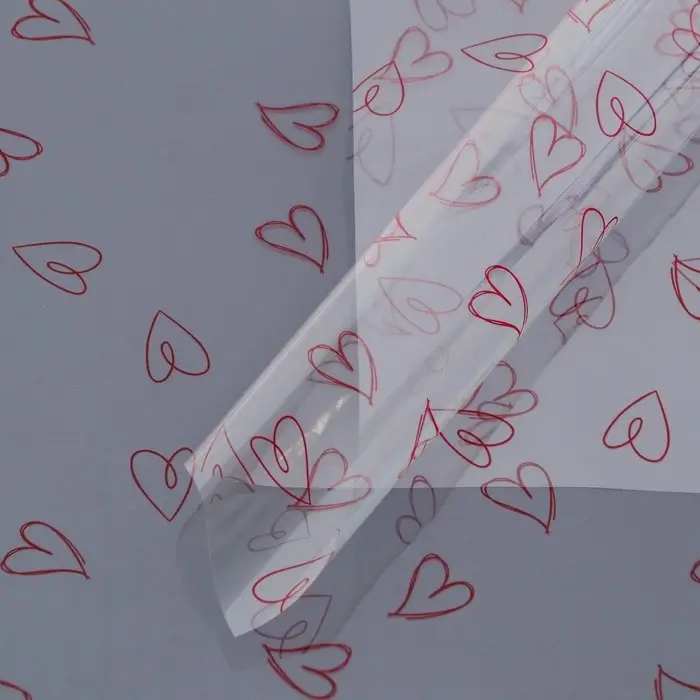 Пленка листах глянцевая 58×58 см, красный 50 микрон Пленка листах глянцевая 58×58 см, красный 50 микрон