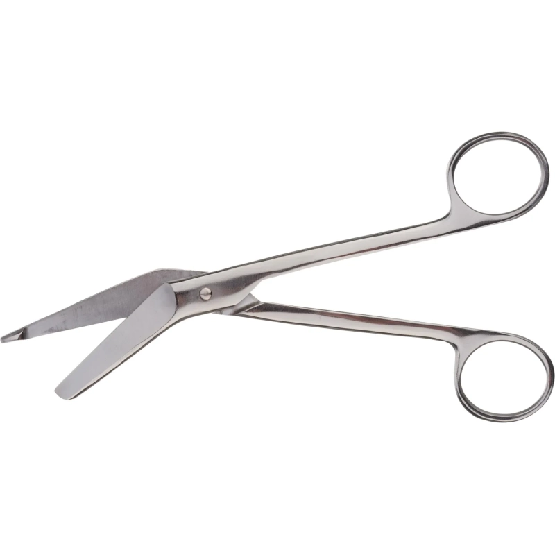 Ножницы для разрезания повязок с пуговкой гоизонт-изогнутые, 185 мм Н-230