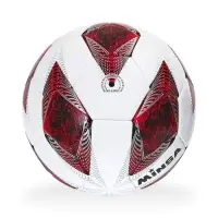 Футбольный мяч, р. 5, TPE, резиновая камера, 420 г, красный