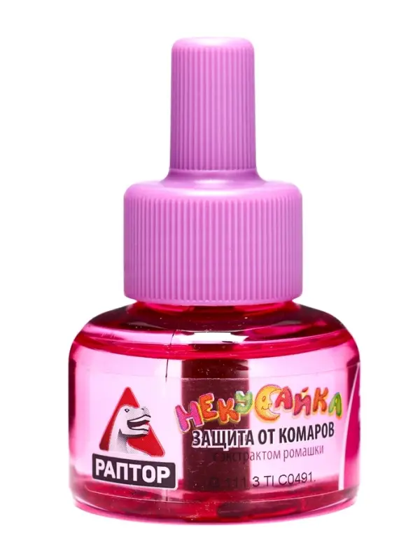 Набор фумигатор + жидкость от комаров, РАПТОР Некусайка, 45 ночей