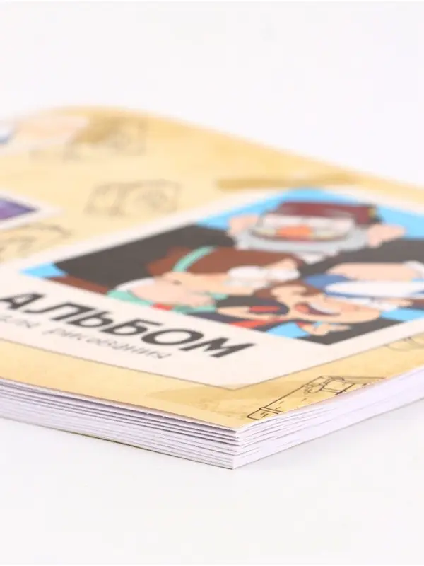 Альбом для рисования А4, 40 листов 90 г/м&sup2;, на скрепке, &laquo;Гравити Фолз&raquo;