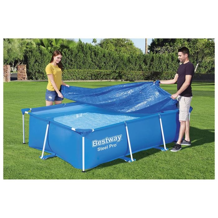 Тент для прямоугольных каркасных бассейнов, 264 х 174 см, 58105 Bestway Тент для прямоугольных каркасных бассейнов, 264 х 174 см, 58105 Bestway