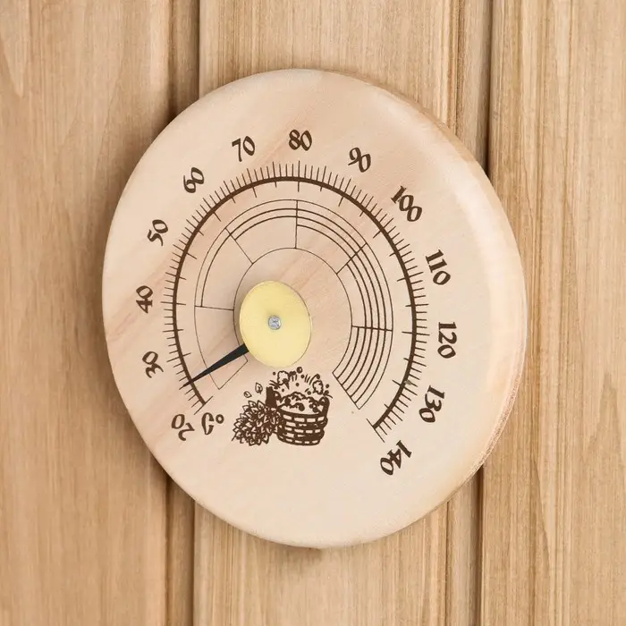 Термометр банный биметалический СБО-1Т Термометр банный биметалический СБО-1Т "Круглый" (t 0 +140 С)в картонной коробке