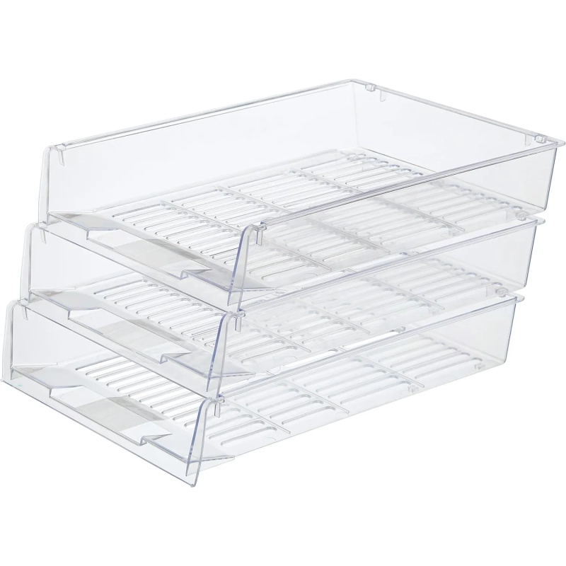 Лоток горизонтальный Attache решетчатый прозрачный