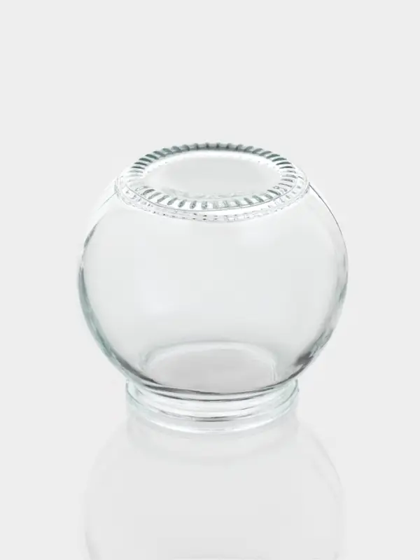 Баночка для специй Доляна &laquo;Парфе&raquo;, 120 мл, 7&times;7 см, с пробковой крышкой, стекло, прозрачная