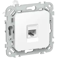 FLITE Розетка компьютерная RJ45 категория 6 UTP РК6-1-0-ФлБ белый IEK