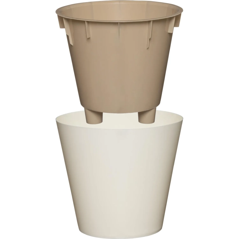 Горшок для цветов London  D 160 мм, 1,6 л Сливочный ING6204СЛ