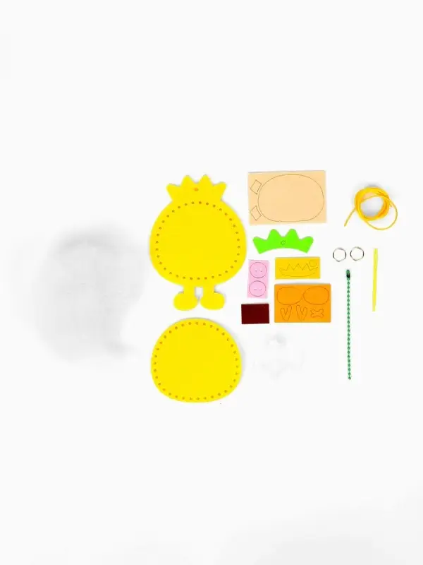 Брелок из фетра &laquo;Ананас&raquo;, набор для творчества