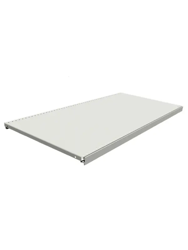 Полка для стеллажа, 40&times;90 см, перфорированная, шаг 2.5 см, белая