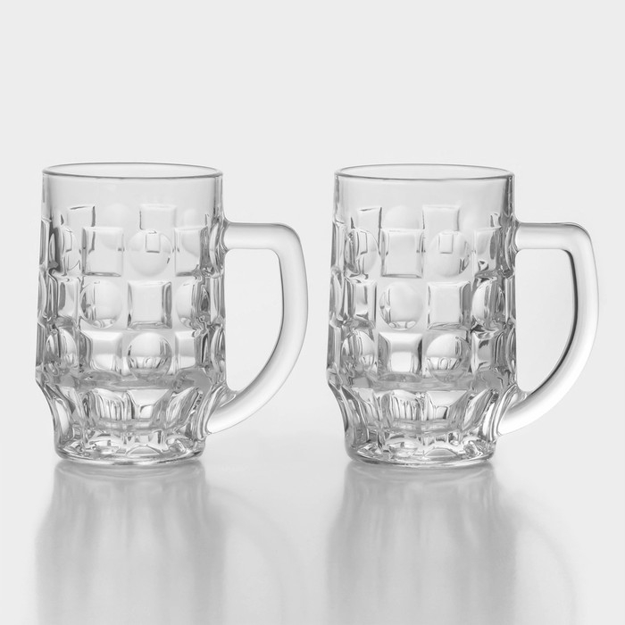 Набор стеклянных кружек для пива Pub, 500 мл, 2 шт Набор стеклянных кружек для пива Pub, 500 мл, 2 шт