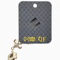 Брошь &laquo;Императрица&raquo;, вензеля, цвет белый в золоте