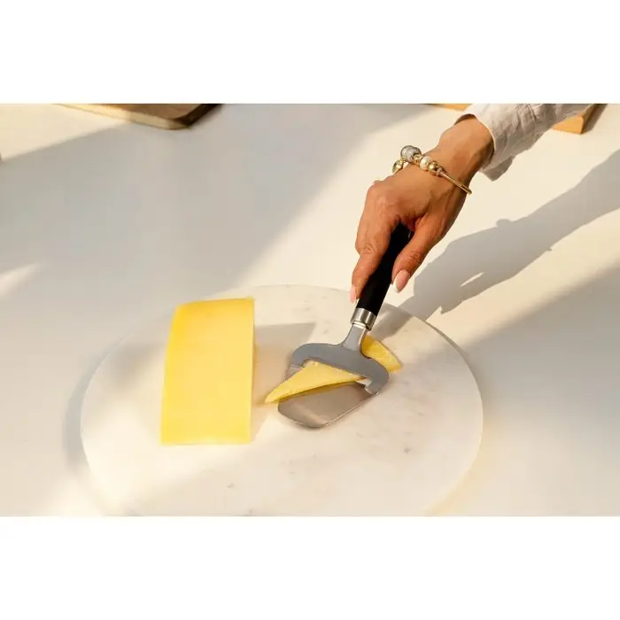 Нож для сыра Доляна Venus, 23&times;8 см, нержавеющая сталь, чёрный