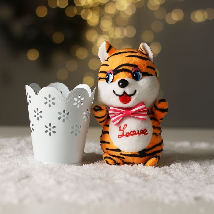 Мягкая игрушка &laquo;Тигрёнок джентльмен&raquo;, МИКС, 12 см