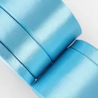 Набор атласных лент, 5 шт., 6/10/20/40/50 мм, 23&plusmn;1 м, голубой