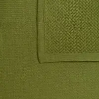 Плед Ornato, зеленый (лавровый)