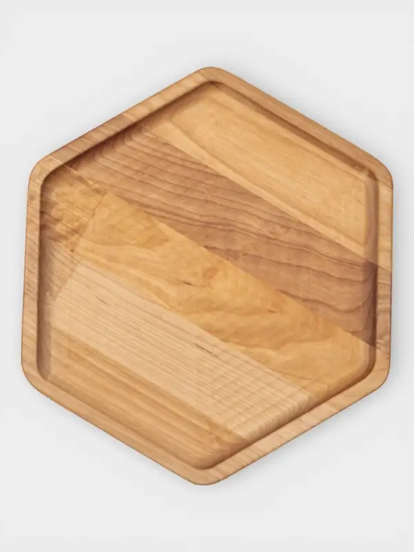 Подарочный набор посуды Adelica &laquo;Ромб&raquo;, тарелки 3 шт., d=24 см, d=20 см, d=16 см, дерево берёза