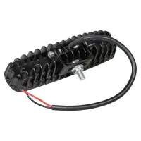 Фара светодиодная прямоугольная, 6 LED 4D линза, 18W, (157х42х40) 12/24V