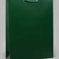 Пакет подарочный ламинированный, упаковка, &laquo;Изумрудный&raquo;, L 31&times;40&times;11.5 см
