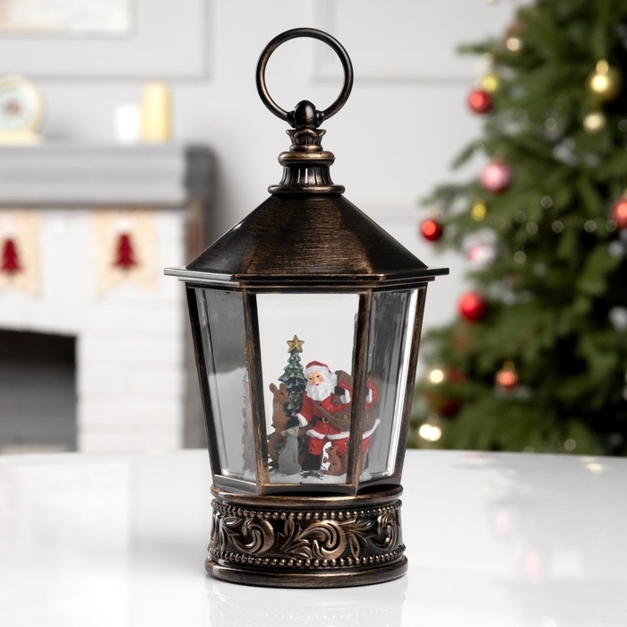 Фигура светодиодная «Снежные чудеса», 22х14 см, музыка, батарейки ААх3 (не в комплекте), USB, свечение тёплое белое Фигура светодиодная «Снежные чудеса», 22х14 см, музыка, батарейки ААх3 (не в комплекте), USB, свечение тёплое белое