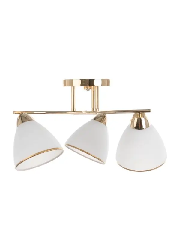 Люстра потолочная BayerLux &laquo;Андер&raquo;, 3хЕ27, 40 Вт, золото, 44&times;44&times;24 см