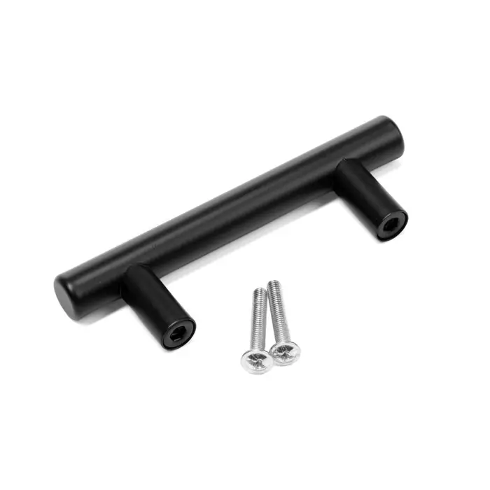 Ручка рейлинг ТУНДРА, нерж. сталь, d=12 мм, м/о 64 мм, цвет черный, фасовка 500 шт. Ручка рейлинг ТУНДРА, нерж. сталь, d=12 мм, м/о 64 мм, цвет черный, фасовка 500 шт.