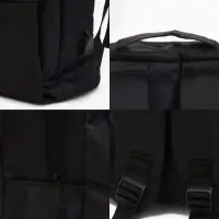 Рюкзак городской на молнии, с USB, 4 кармана, размер 30&times;12&times;43 см, чёрный