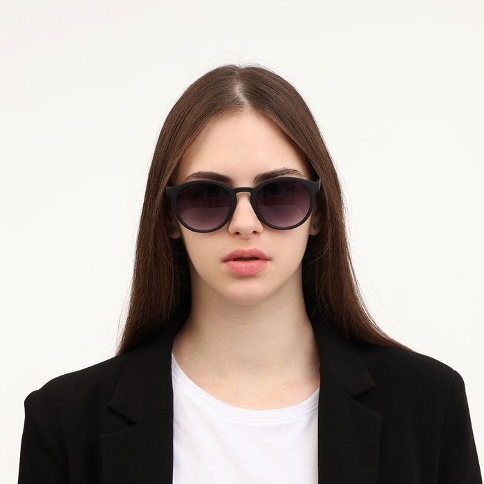 Очки солнцезащитные  Очки солнцезащитные "OneSun", uv 400, 13 х 13.5 х 5 см, линза 5 х 4.5 см, дымчатые