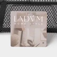 Корзинка универсальная LaDо́m, квадратная, с ручкой, 24.5&times;24.5&times;18 см, чёрная