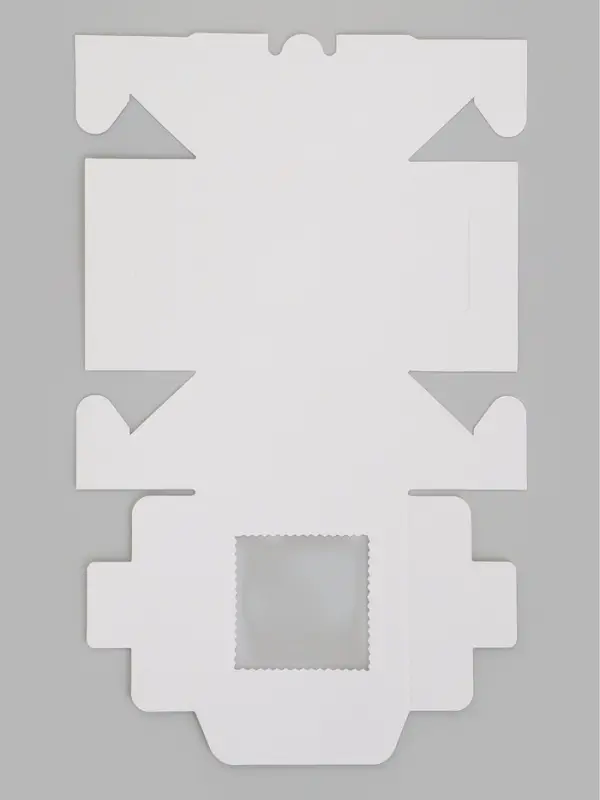 Коробка самосборная, 10.2&times;10.2&times;5.9 см, белая