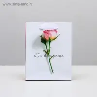 Пакет подарочный ламинированный, упаковка, &laquo;Ты прекрасна&raquo;, S 12 х 15 х 5.5 см