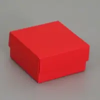 Коробка складная, крышка-дно, красная, 10 х 10 х 5 см