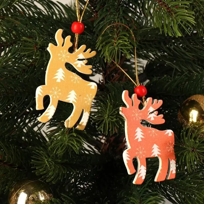 Елочная игрушка «Сказочный олень», 1 шт., МИКС Елочная игрушка «Сказочный олень», 1 шт., МИКС