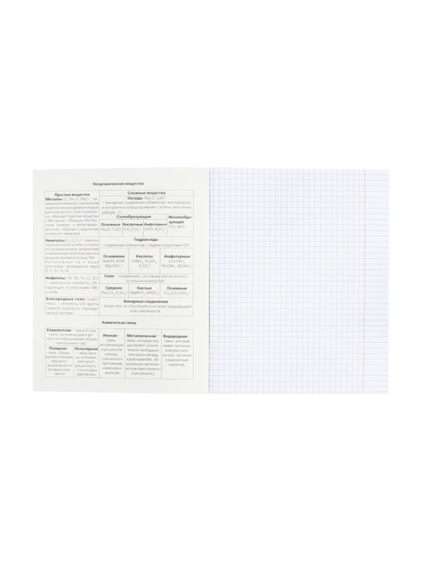 Тетрадь 48 листов в клетку &laquo;Салют предметов&raquo; ХИМИЯ, обложка мелованный картон, матовая ламинация, 3D-лак, тиснение фольгой, с интерактивным спр...