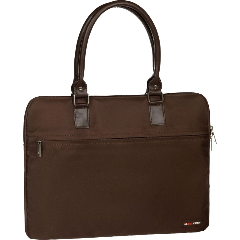 Сумка для ноутбука BigTech Bright 15.6 LB-BT-01BR, коричневый