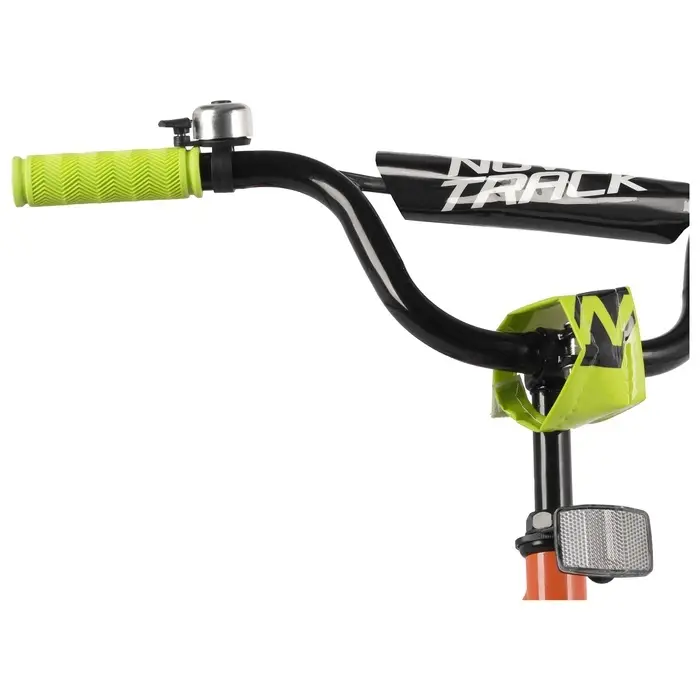 Велосипед детский Novatrack VECTOR, диаметр колёс 18", со съёмными колёсами, оранжевый