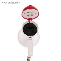 Мегафон ручной Luazon Rad-02, 5 Вт, дальность до 50 м, запись 10 сек, 3 режима, белый