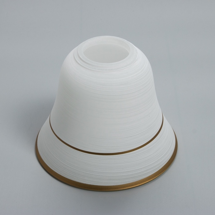 Плафон Е27 бело-золотой Плафон Е27 бело-золотой