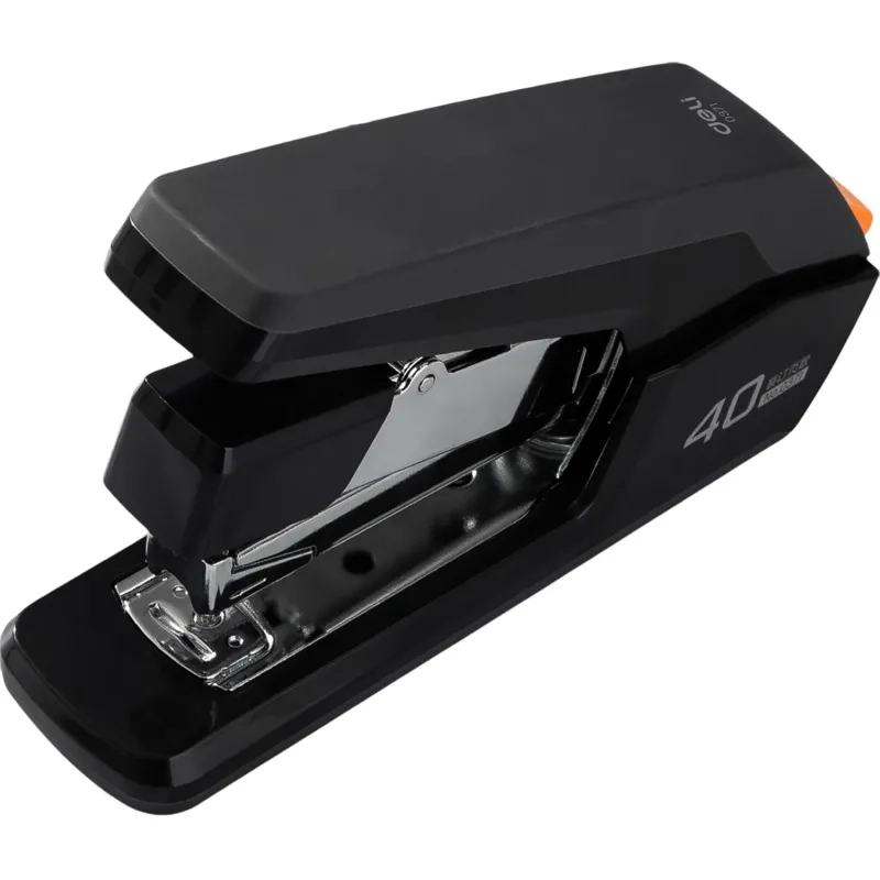 Степлер Deli Exceed 24/6 26/6 26/8 50л.Сниж.усил.черн.100скоб корE0371black