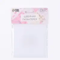 Канва для вышивания &laquo;Квадрат&raquo;, пластиковая, 10.5&times;10.5 см, 3 шт., белая