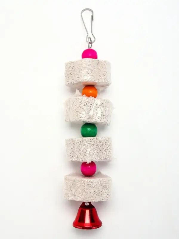 Точильные камни для птиц, с бусинами, 65 г