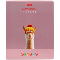 Тетрадь 48л кл "ALPACA", обл мел карт, скругл углы, лам Soft-touch, офс 60-65г/м², 5В МИКС