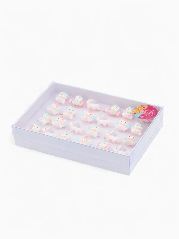 Кольцо «Выбражулька» единороги, форма МИКС, цветное, безразмерное Кольцо «Выбражулька» единороги, форма МИКС, цветное, безразмерное