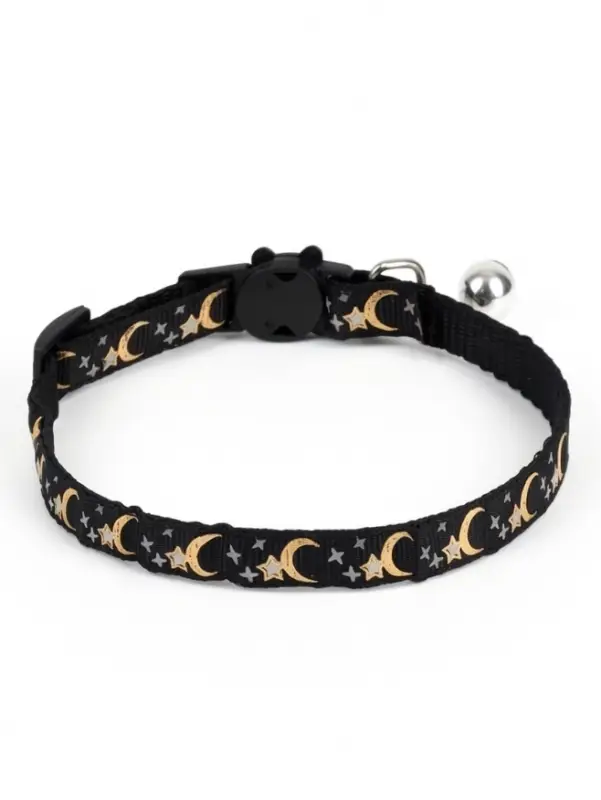 Набор ошейников для кошек &laquo;Ночь&raquo;, 19-32&times;1 см, 2 шт.