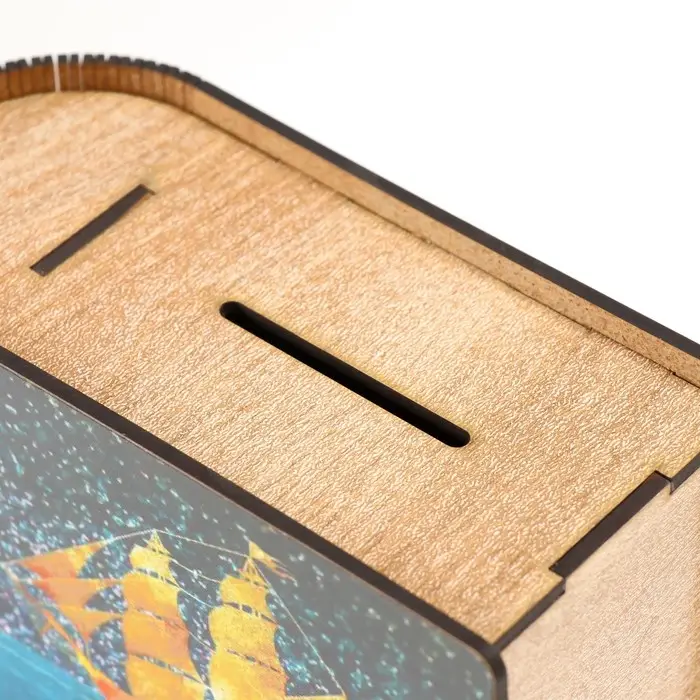 Копилка-книга Копилка-книга "Корабль" 14х14 см