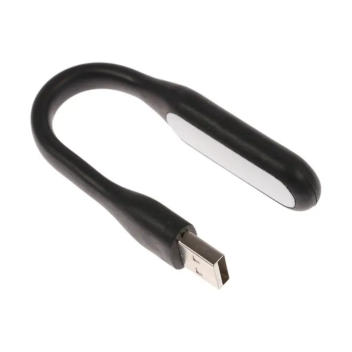 Светильник светодиодный Luazon A-05, USB, гибкий, 5 Вт, 6 диодов, чёрный