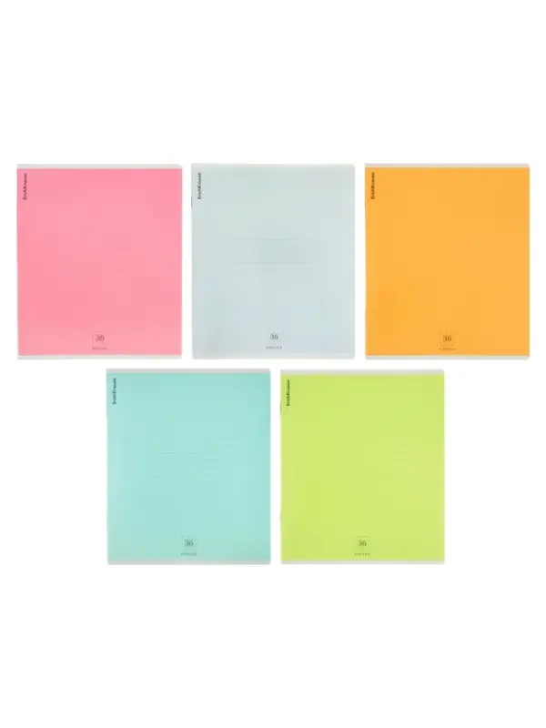 Тетрадь 36 листов в клетку ErichKrause Nature Colors, МИКС