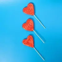 Леденцовая карамель на палочке Dendy Candy, "Сердце Твист", 30 г